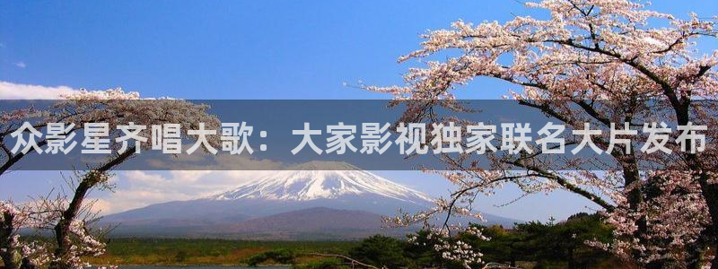 蜜桃視頻啊?。罕娪靶驱R唱大歌：大家影視獨家聯名大片發布